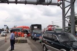 Trạm BOT Cần Thơ-Phụng Hiệp. (Ảnh: Thanh Sang/TTXVN)