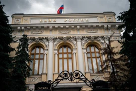 Ngân hàng Trung ương Nga tại Moskva. (Ảnh: AFP/TTXVN)