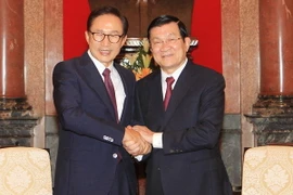 Chủ tịch nước tiếp Cựu Tổng thống Hàn Quốc Lee Myung Bak