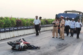 Nghệ An: Tai nạn trên cầu Bến Thủy 2 làm một người tử vong
