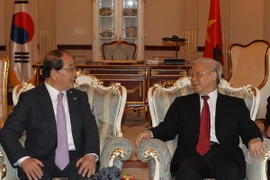 Tổng Bí thư tiếp đoàn Hội hữu nghị Hàn-Việt và đại diện hai dòng họ Lý