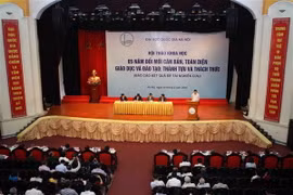 Quang cảnh hội thảo. (Ảnh: Thanh Tùng/TTXVN)