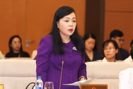 Bộ trưởng Bộ Y tế Nguyễn Thị Kim Tiến phát biểu. (Ảnh: Nguyễn Dân/TTXVN)