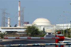 Toàn cảnh nhà máy điện hạt nhân Bushehr của Iran nằm cách thủ đô Tehran 1.200km về phía Nam. (Nguồn: AFP/TTXVN)