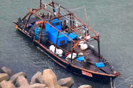 Biên phòng Nga tiếp tục bắt giữ nhiều tàu cá của Triều Tiên