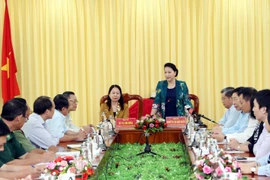 Chủ tịch Quốc hội Nguyễn Thị Kim Ngân thăm làm việc tại tỉnh An Giang