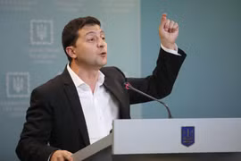 Tổng thống Ukraine Volodymir Zelensky xác nhận việc nhất trí với "Công thức Steinmeier." (Nguồn: kyivpost)