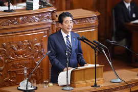 Thủ tướng Nhật Bản Shinzo Abe. (Nguồn: THX/TTXVN)