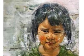 Tác phẩm "Nắng" của Bùi Văn Tuất. (Ảnh: BTC)