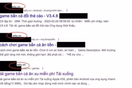 Gần 170 trang về giáo dục có tên miền .edu.vn bị tấn công, cài nội dung liên quan đến cá độ, cờ bạc. (Ảnh chụp màn hình)
