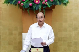 Thủ tướng Nguyễn Xuân Phúc phát biểu. (Ảnh: Thống Nhất/TTXVN)