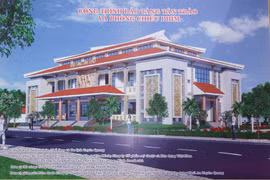 Phối cảnh công trình Bảo tàng Tân Trào và phòng chiếu phim tại Khu Di tích Quốc gia đặc biệt Tân Trào. (Ảnh: Phương Hoa/TTXVN)