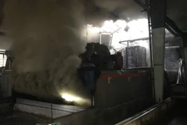 Hiện trường vụ cháy. (Nguồn: TTXVN)