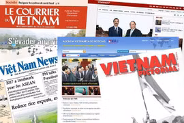 Ấn phẩm tiếng nước ngoài của TTXVN. (Nguồn: TTXVN)