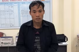 Đối tượng Tráng A Chống tại cơ quan Công an. (Ảnh: TTXVN) 