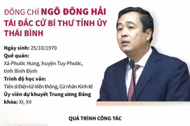 [Infographics] Ông Ngô Đông Hải tái đắc cử Bí thư Tỉnh ủy Thái Bình