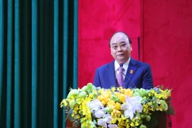 Thủ tướng Chính phủ Nguyễn Xuân Phúc phát biểu chỉ đạo hội nghị. (Ảnh: Thành Chung/TTXVN)