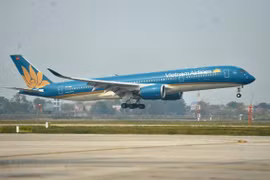 Vietnam Airlines tiếp tục mở thêm các đường bay mới nhằm đáp ứng nhu cầu đi lại trong dịp Hè và sau dịch COVID-19. (Ảnh: Hoàng Anh/Vietnam+)