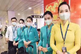Hai hãng hàng không Vietnam Airlines và Jetstar Pacific luôn sẵn sàng ứng phó mọi trước tình huống liên quan đến virus Corona. (Ảnh: CTV/Vietnam+) 