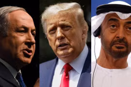 Israel và UAE đã đạt một thỏa thuận bình thường hóa hoàn toàn quan hệ ngoại giao, do Tổng thống Mỹ Donald Trump làm trung gian. (Nguồn: Getty Images)