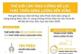 [Infographics] Thế giới cần tăng nỗ lực phát triển năng lượng bền vững