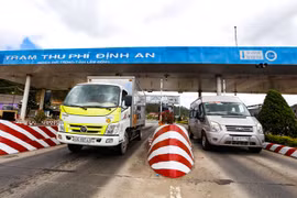 Trạm thu phí BOT Định An. (Nguồn: Báo Lâm Đồng)