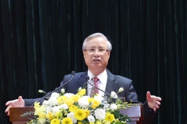 Ông Trần Quốc Vượng, Ủy viên Bộ Chính trị, Thường trực Ban Bí thư. (Ảnh: Doãn Tấn/TTXVN)