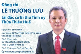 [Infographics] Bí thư Tỉnh ủy Thừa Thiên-Huế Lê Trường Lưu 