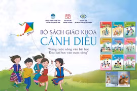 Bộ Sách giáo khoa Cánh diều - một trong những bộ sách lớp 1 mới. (Nguồn: sachcanhdieu)