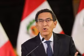 Tổng thống Peru Martin Vizcarra. (Nguồn: Reuters) 