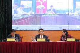 Phó Thủ tướng Chính phủ Vũ Đức Đam đến dự và chủ trì Hội nghị. (Ảnh: Thành Đạt/TTXVN)