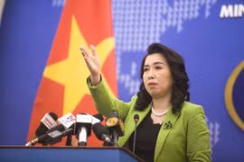 Người phát ngôn Bộ Ngoại giao Lê Thị Thu Hằng. (Nguồn: TTXVN)