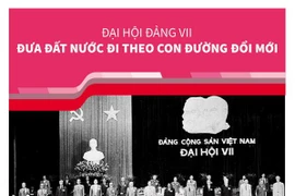 [Infographics] Đại hội Đảng VII: Đưa đất nước theo con đường đổi mới