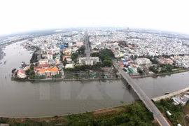 Một góc thành phố Cần Thơ. (Ảnh: Duy Khương/TTXVN)