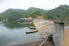 Hệ thống hồ Từ Hiếu ở huyện Lục Yên, Yên Bái được quan tâm tu sửa, đảm bảo an toàn mùa mưa lũ. (Ảnh: Đức Tưởng/TTXVN)