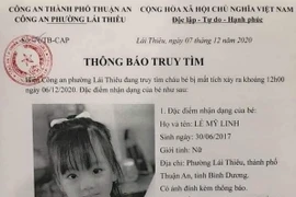 Văn bản giả mạo được đăng tải lên mạng xã hội. (Ảnh: TTXVN phát)