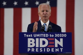 Cựu Phó Tổng thống Mỹ Joe Biden phát biểu tại Wilmington, Mỹ. (Nguồn: AFP/TTXVN)