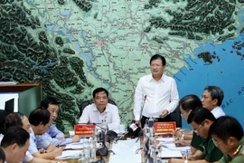 Phó Thủ tướng Chính phủ Trịnh Đình Dũng phát biểu chỉ đạo tại Hội nghị. (Ảnh: Vũ Sinh/TTXVN)