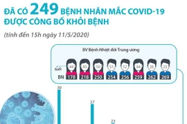 [Infographics] 249 bệnh nhân mắc COVID-19 tại Việt Nam khỏi bệnh
