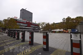 Quảng trường Breitscheid ở Berlin, Đức. (Ảnh: AFP/TTXVN)