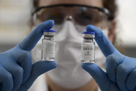 Công ty công nghệ sinh học Inmunova giới thiệu loại thuốc chống COVID-19 được bào chế từ huyết thanh ngựa tại phòng thí nghiệm ở San Martín, Buenos Aires, Argentina, ngày 19/6/2020. (Nguồn: AFP/TTXVN)