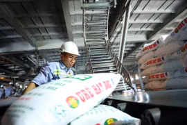 Hoạt động sản xuất tại nhà máy đạm Cà Mau, thuộc Công ty Cổ phần Phân bón Dầu khí Cà Mau. (Ảnh: Huy Hùng/TTXVN)