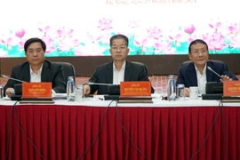 Chủ trì Hội nghị. (Ảnh: Quốc Dũng/TTXVN)