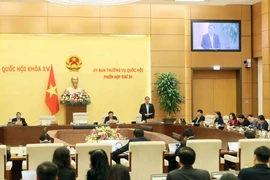 Quang cảnh phiên họp sáng 15/3. (Ảnh: An Đăng/TTXVN)