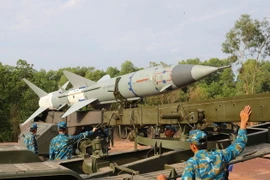 Tên lửa C-75M3 tham gia diễn tập bắn đạn thật năm 2022. (Ảnh: Trọng Đức/TTXVN)