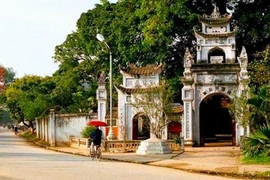Một đoạn đường của Phố Hiến. (Ảnh: Vietnam+)