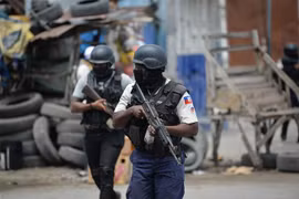 Cảnh sát Haiti. (Ảnh: AFP/TTXVN)