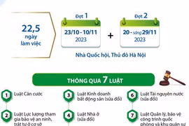 Kỳ họp thứ 6, Quốc hội khóa XV: Xem xét, quyết định, hoàn thành 40 nội dung