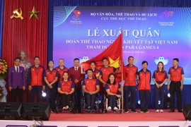 Đoàn Thể thao người khuyết tật Việt Nam xuất quân dự ASIAN Para Games 