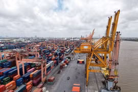 Thành phố quy hoạch tổng diện tích đất cho logistics đến năm 2025 là khoảng 2.061ha, đến năm 2030 là 2.156ha. (Ảnh: Tuấn Anh/TTXVN)